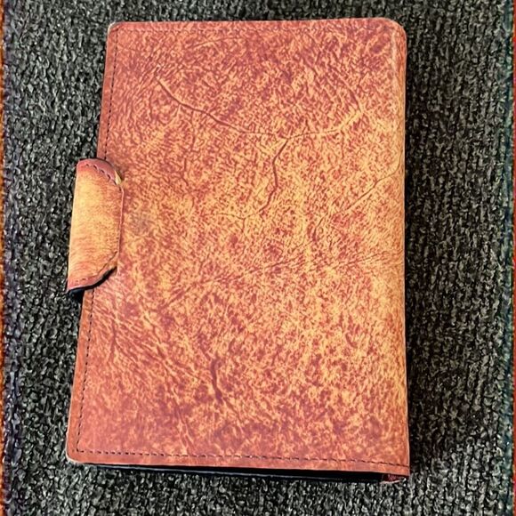 Playing Card Case - Fits Two Decks w/ Space for Pen & Notepad w/ Snap closure - Picture 3 of 12